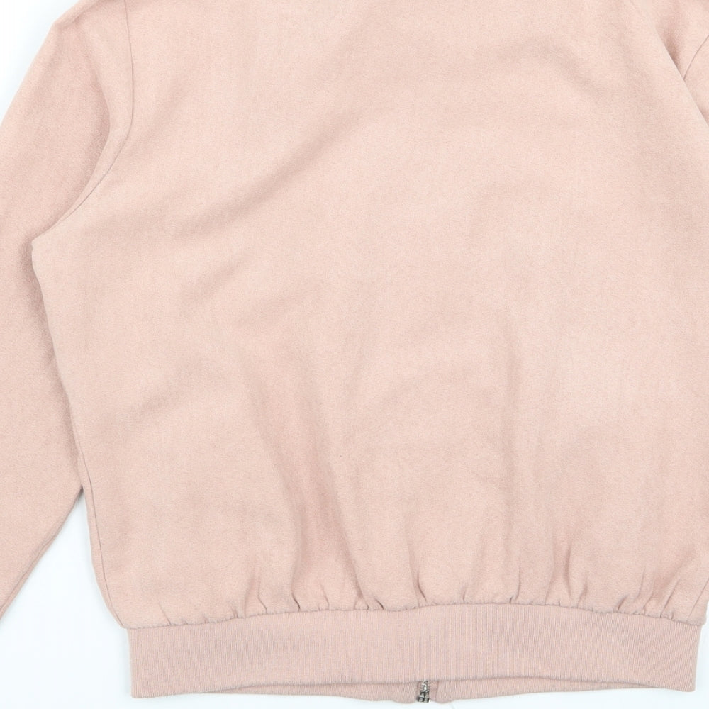 cropp Womens Pink Full Zip Jumper Size S