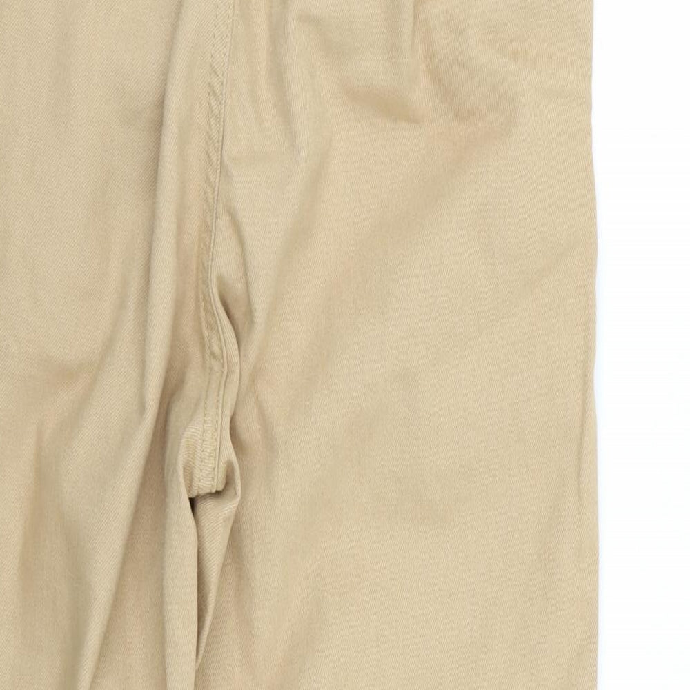 denim and co Womens Beige Trousers Size 8 L25 in
