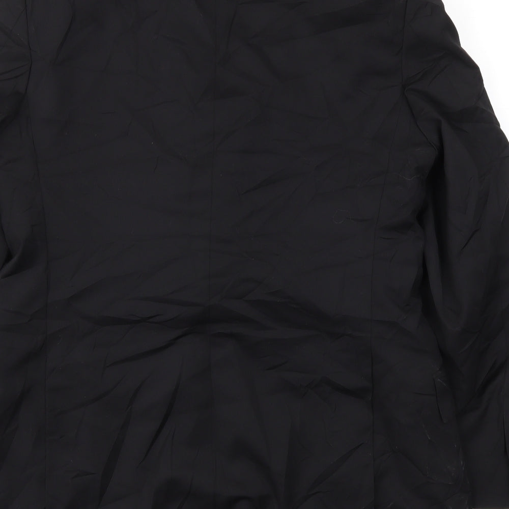 Preworn Mens Black Jacket Blazer Size 40