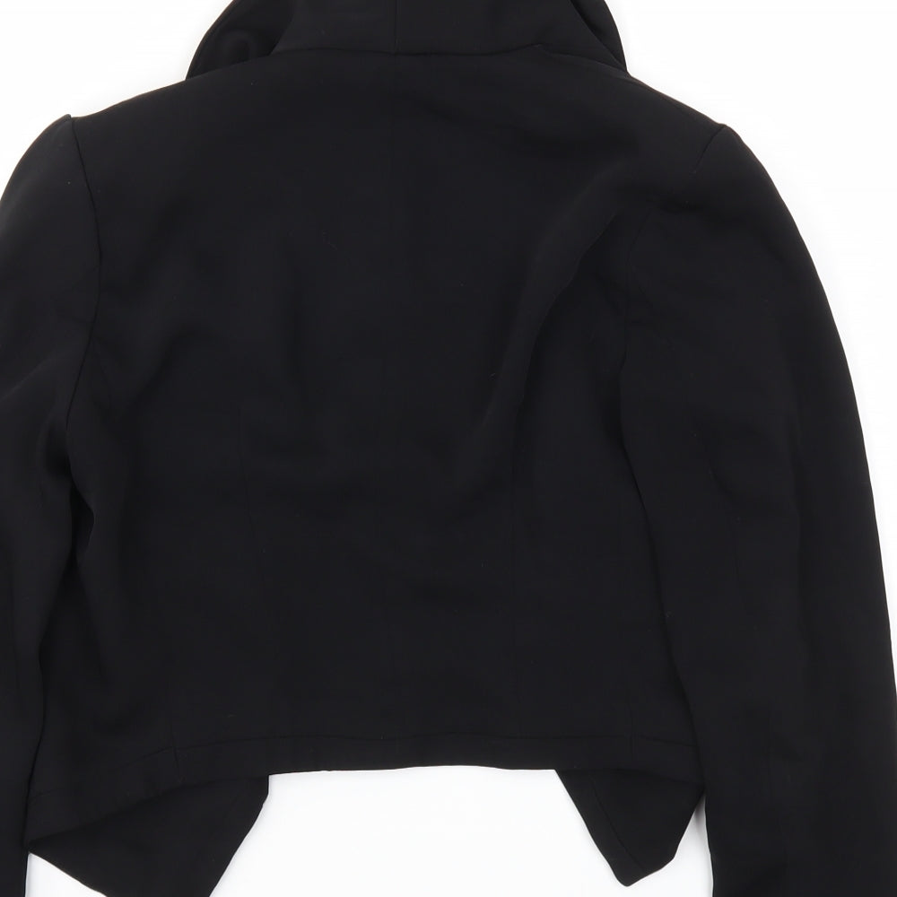 H&M Womens Black Jacket Blazer Size 6