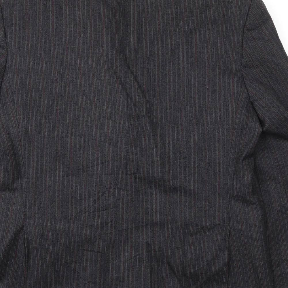 LABEL Mens Grey Jacket Blazer Size 40