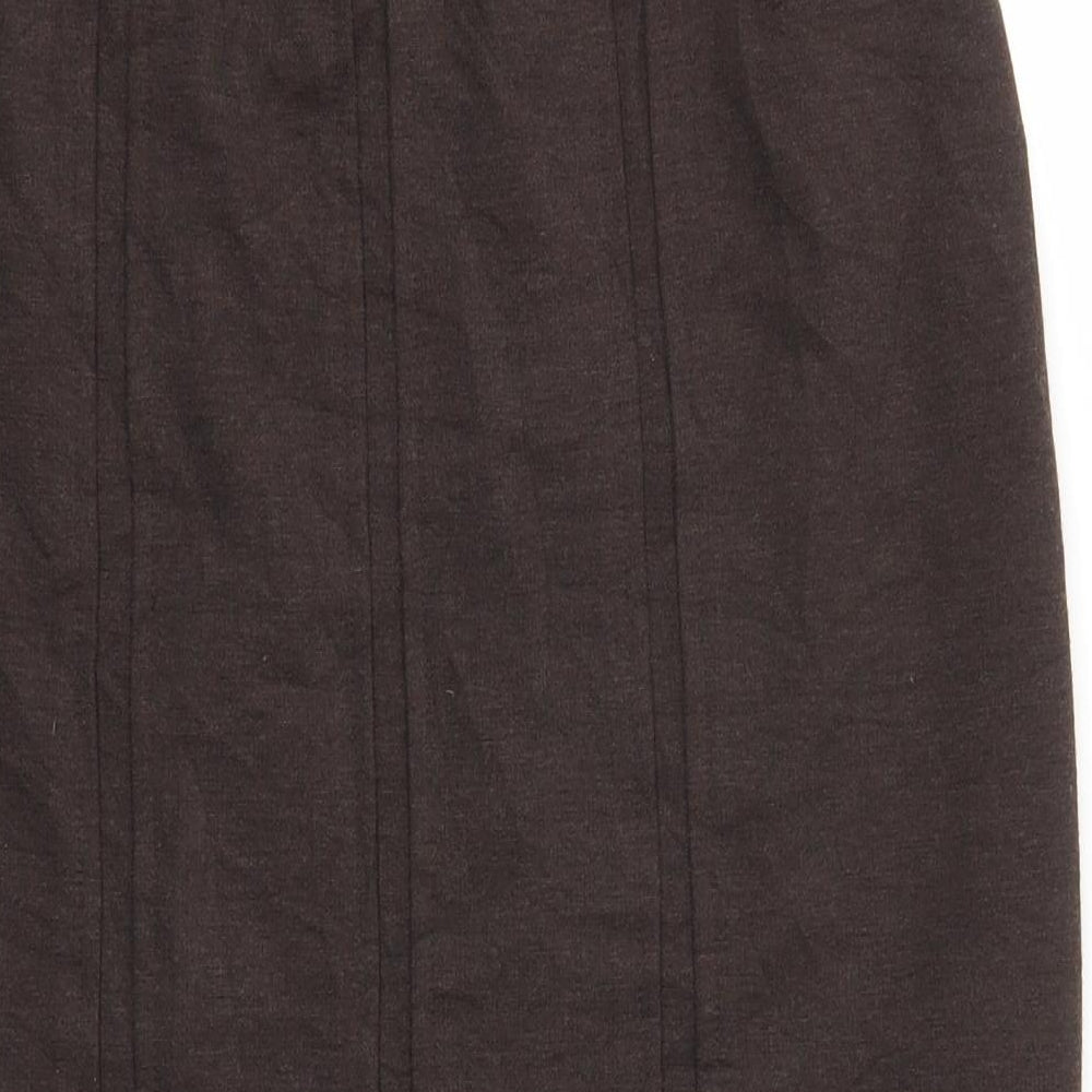 LUCIA Womens Brown Flare Skirt Size 12