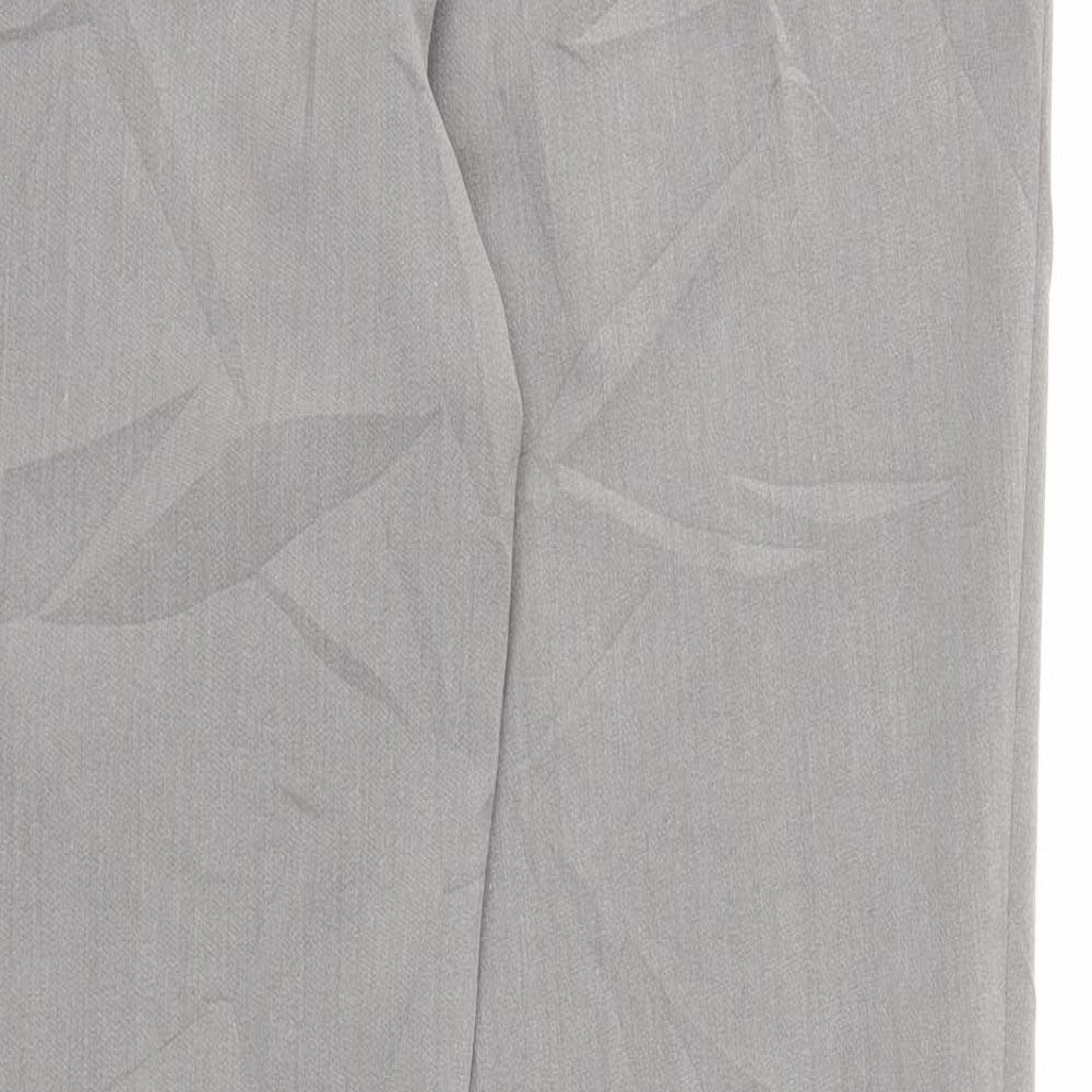 F&F Womens Grey Trousers Size 14 L32 in