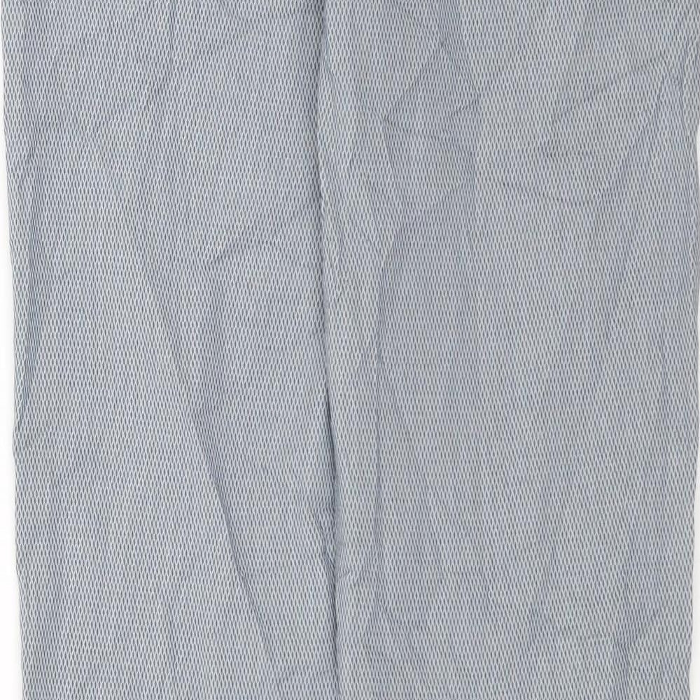 Klixs Jeans Womens Blue Geometric Trousers Size 26 in L26 in