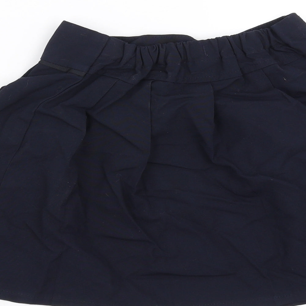 Sainsburys Girls Blue A-Line Skirt Size 7 Years - school