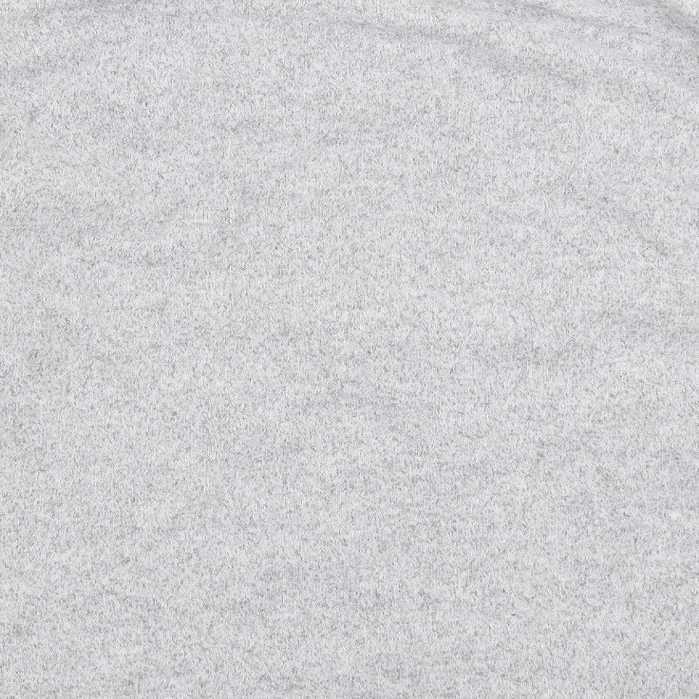 Zara Womens Grey Pullover Jumper Size S - fluffy detail