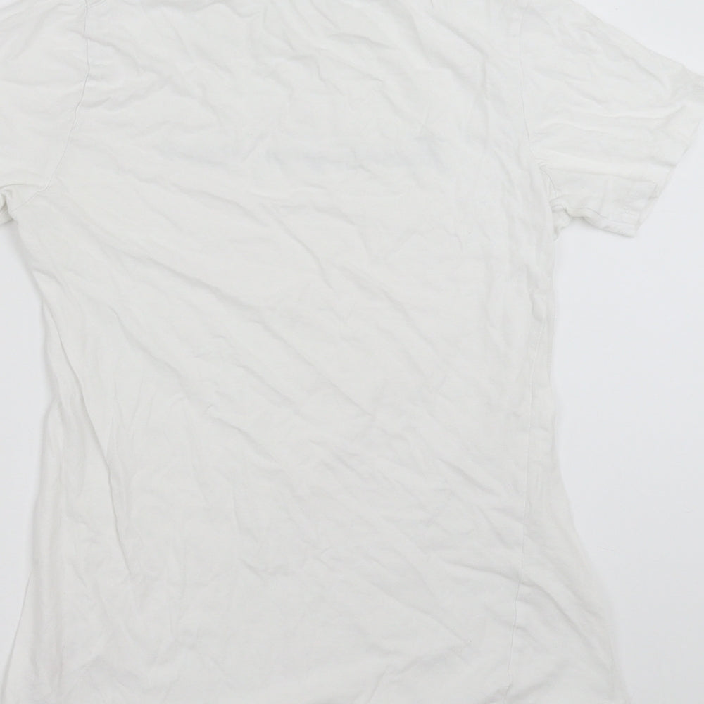 New Look Girls White Basic T-Shirt Size 6 Years - thank you, next