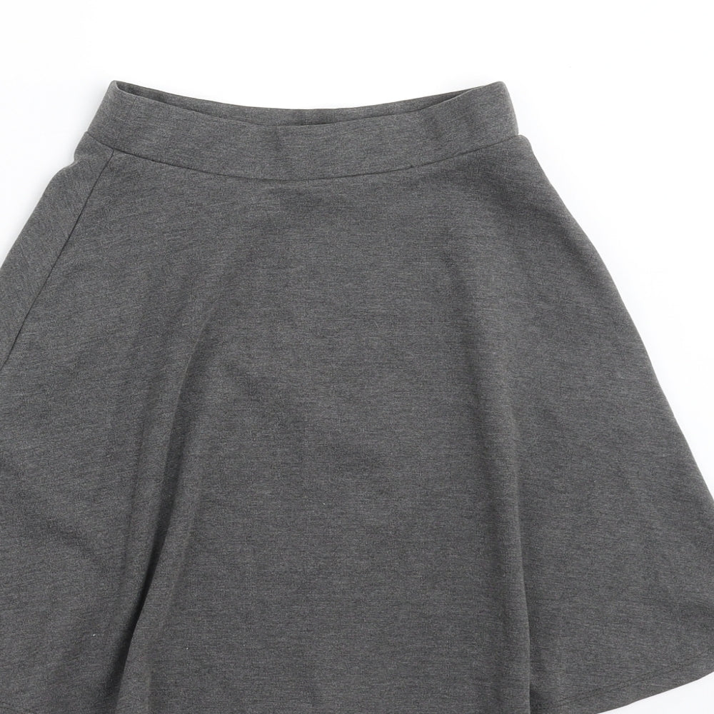 Nutmeg Girls Grey Skater Skirt Size 9-10 Years