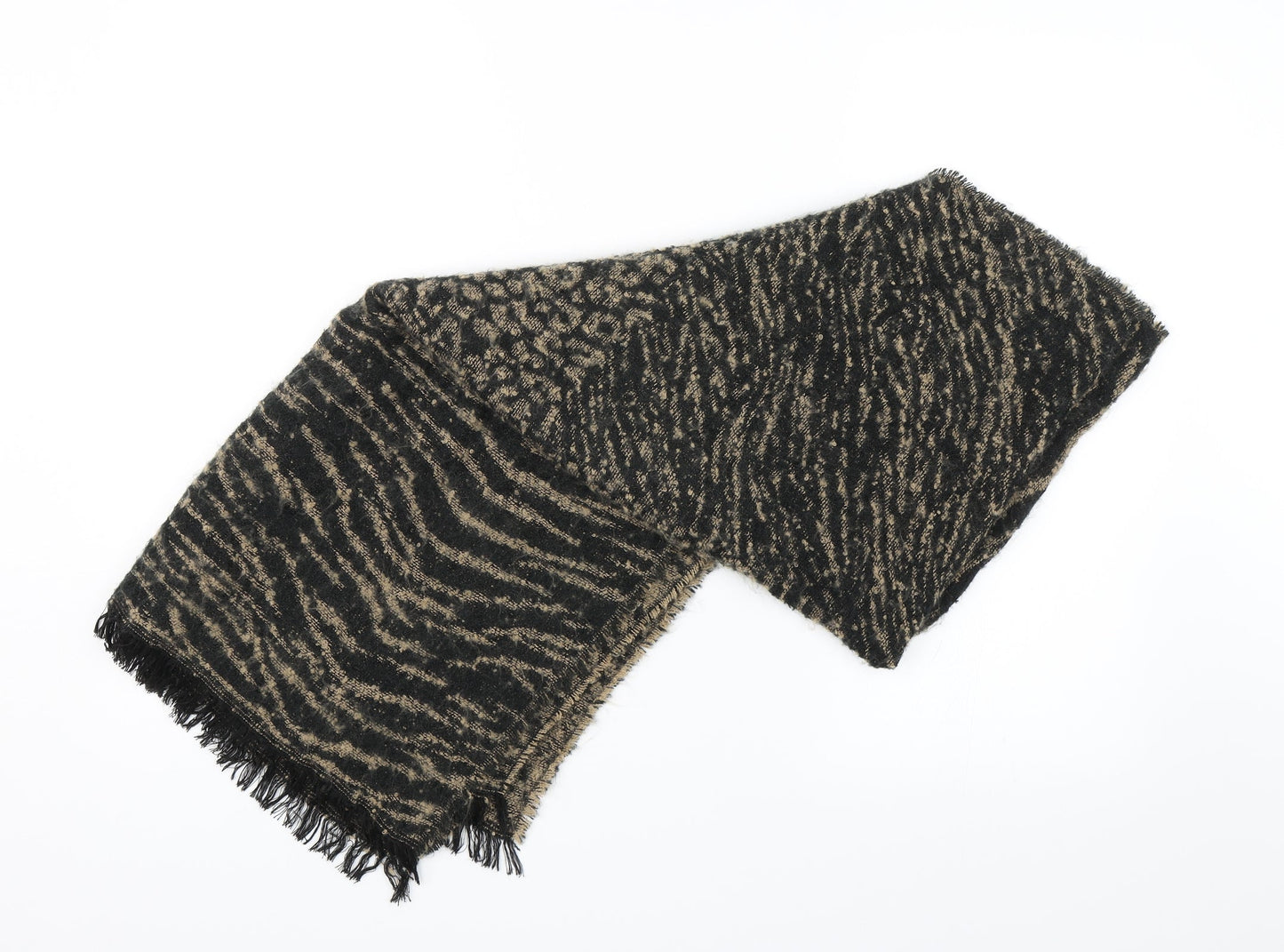 Dorothy Perkins Womens Black Animal Print Scarf