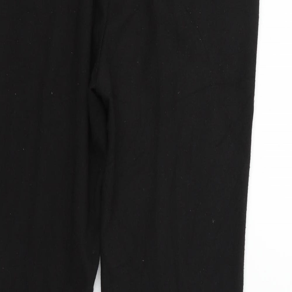 Marks and Spencer Womens Black Trousers Size 8 L26 in