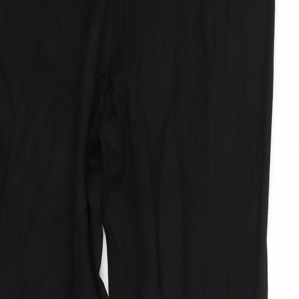 H&M Womens Black Trousers Size M L25 in