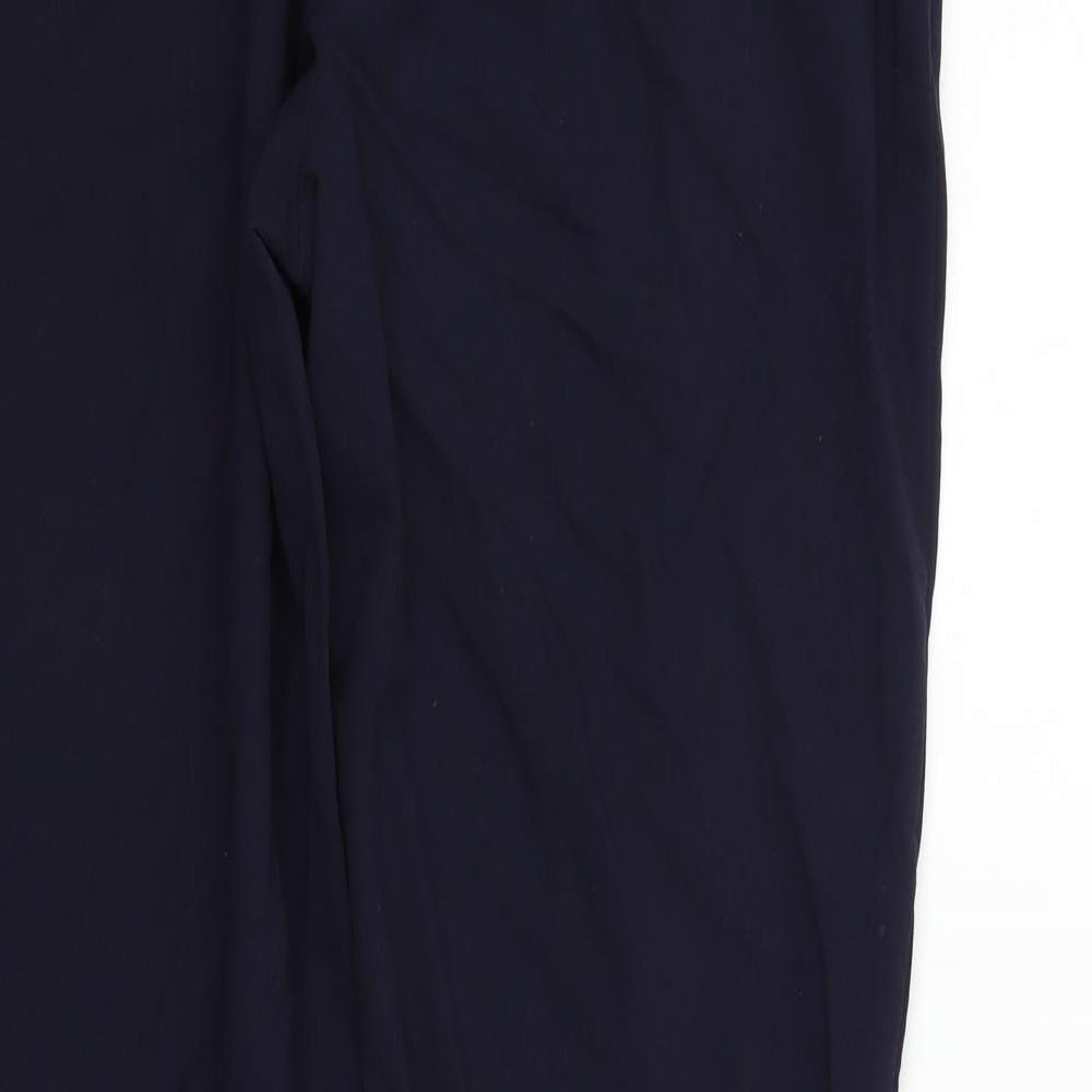 LUCIA Womens Blue Trousers Size 16 L29 in