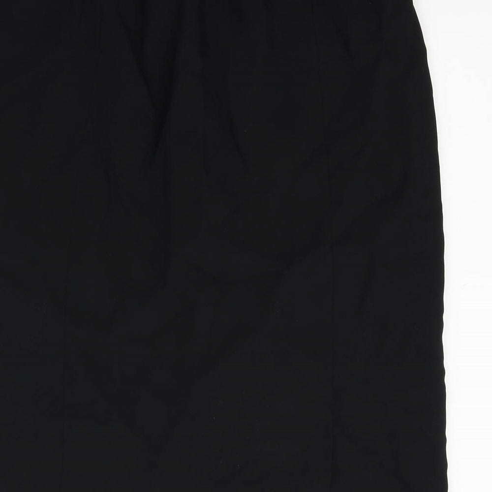 DELMOD Womens Black Flare Skirt Size 32 in