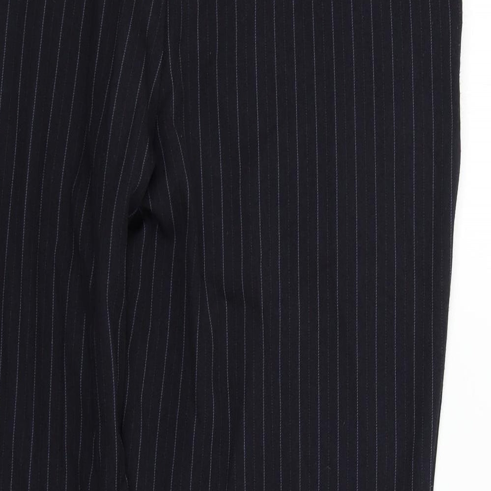 Classic Womens Black Trousers Size 14 L26 in