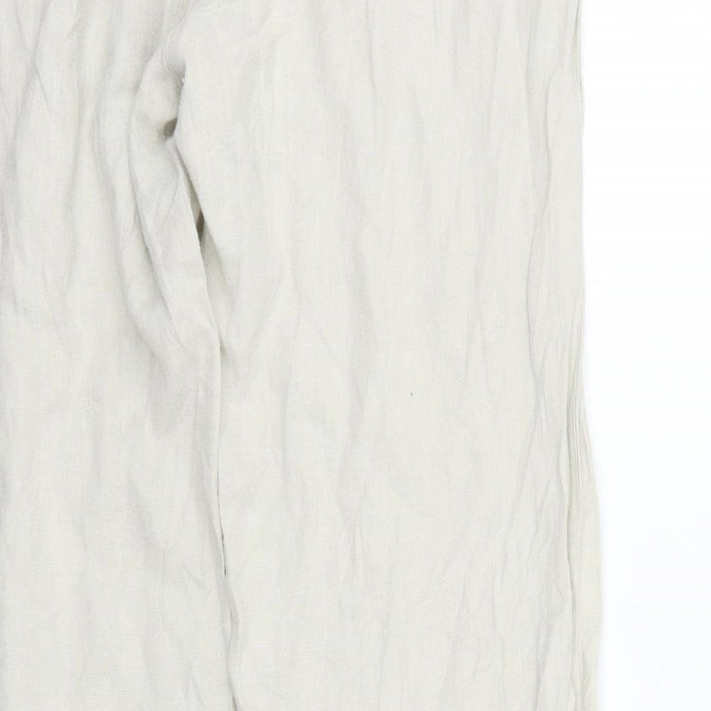 sapphire Womens Beige Trousers Size 14 L30 in