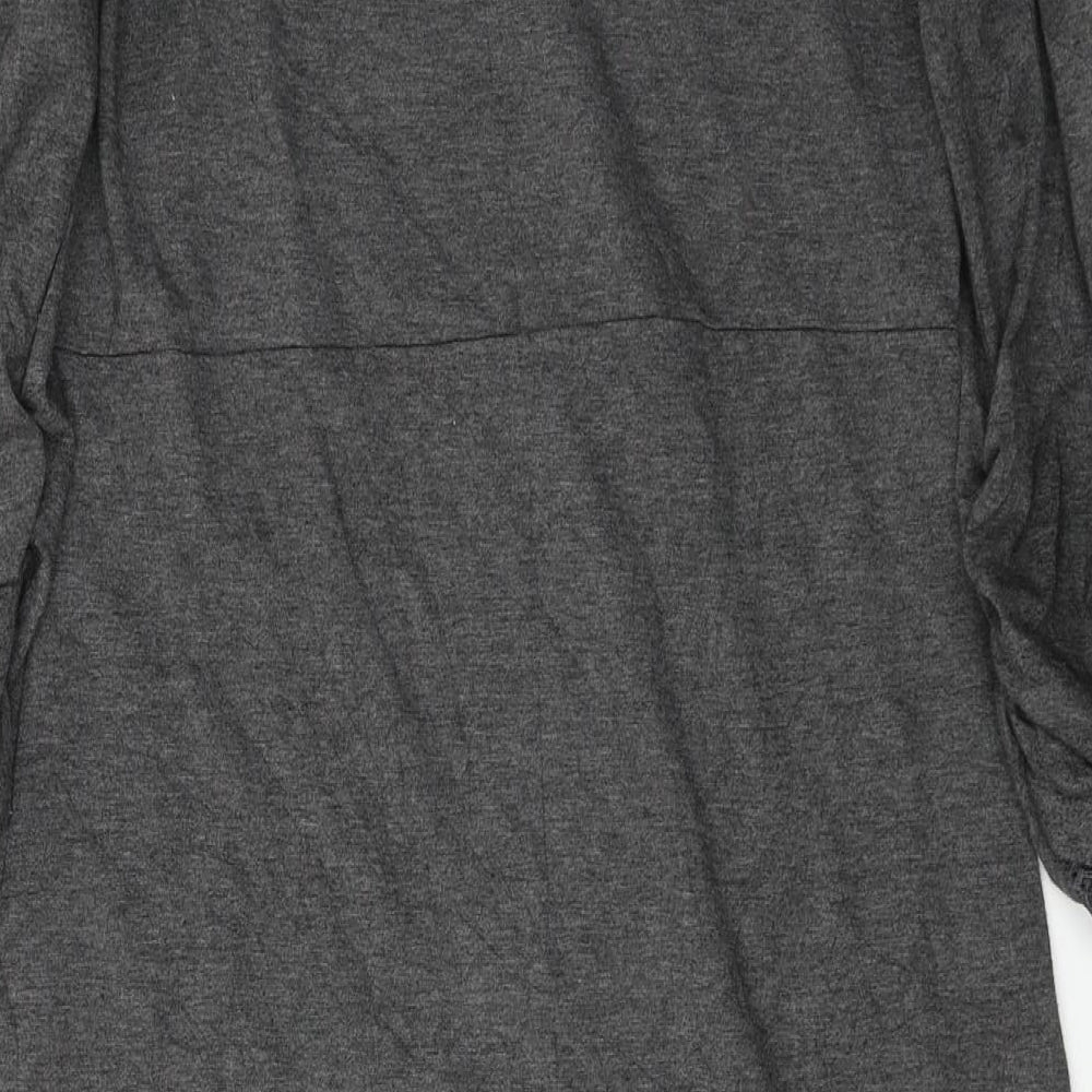 Cream Womens Grey A-Line Size M