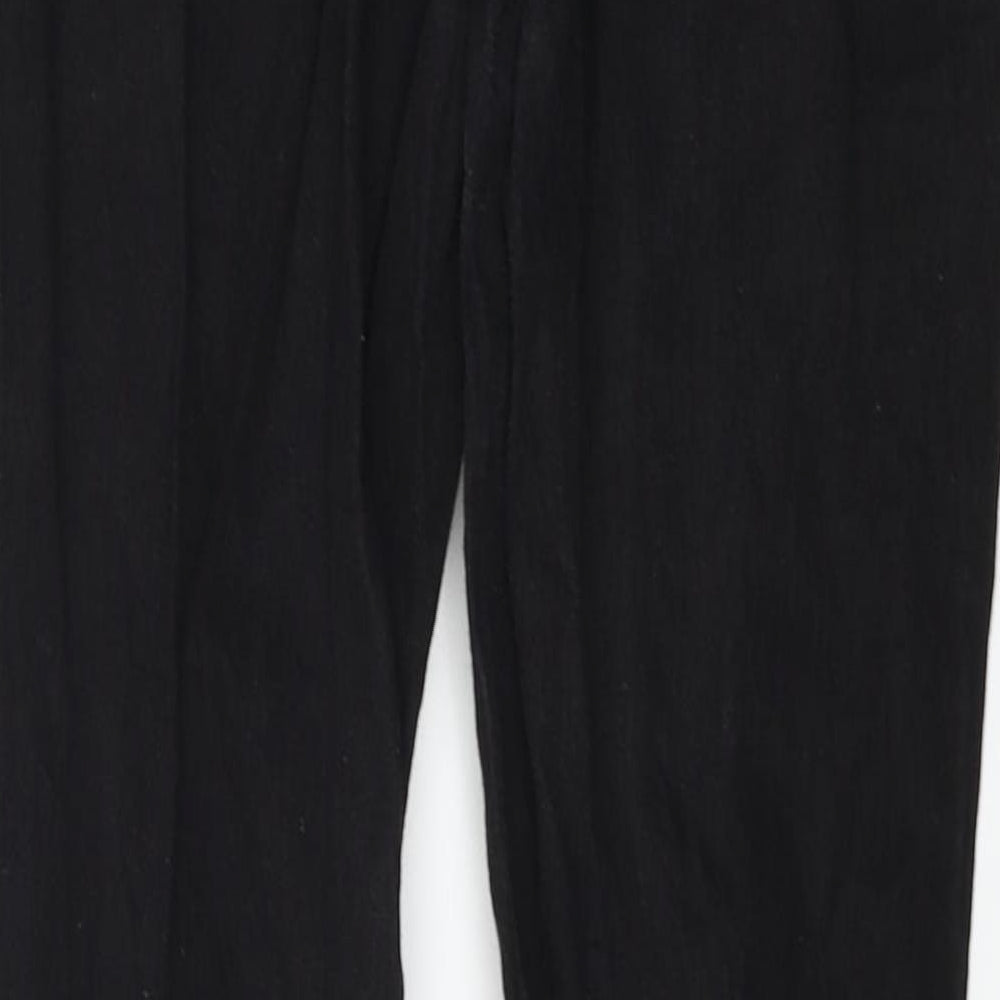 denim co Womens Black Trousers Size 10 L26 in