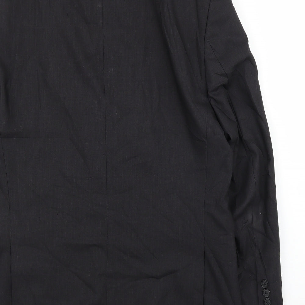 Marks & Spencer Mens Black Jacket Suit Jacket Size 40
