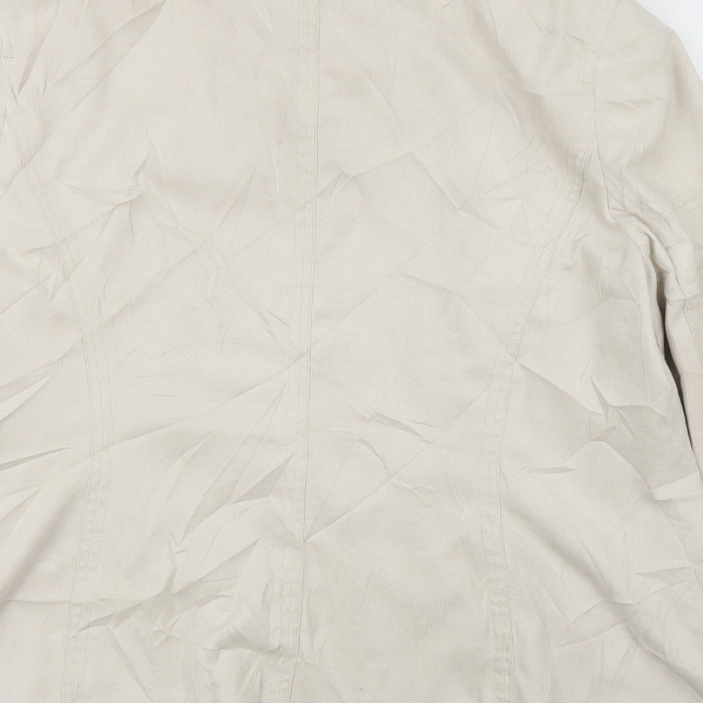 NEXT Womens Beige Jacket Size L