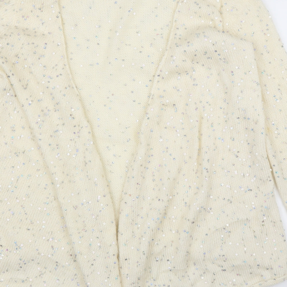 Preworn Womens Ivory Cardigan Jumper Size L