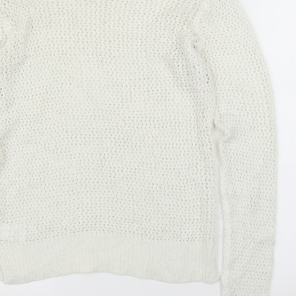 Papaya Womens Ivory Pullover Jumper Size S