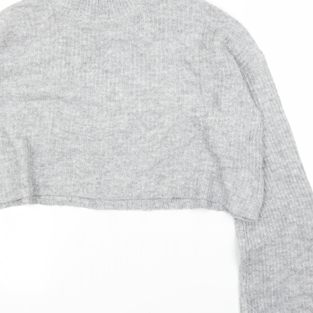 H&M Womens Grey Pullover Jumper Size S