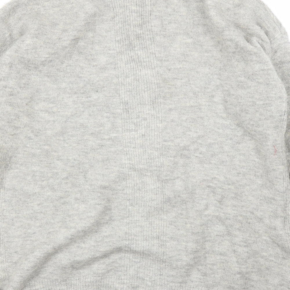 Preworn Womens Grey Full Zip Jumper Size M