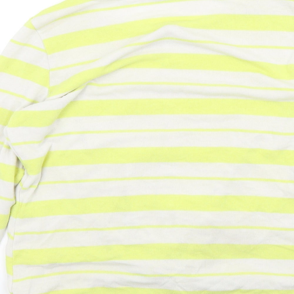 Roman Womens Yellow Striped Pullover Jumper Size 12