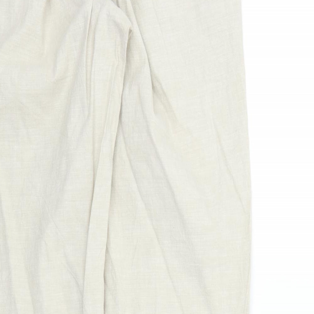 Unique Womens Beige Trousers Size M L30 in