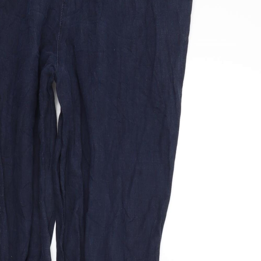 falmer Womens Blue Trousers Size 12 L25 in