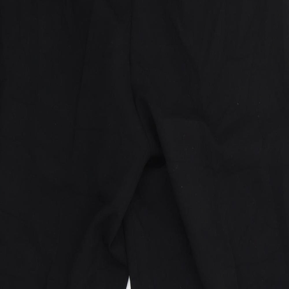 Marks and Spencer Womens Black Trousers Size 14 L24 in