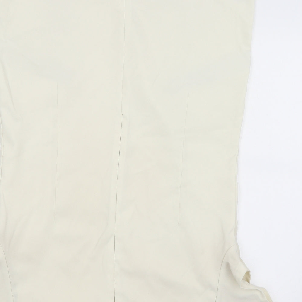 Salonwear Womens Ivory A-Line Size 10