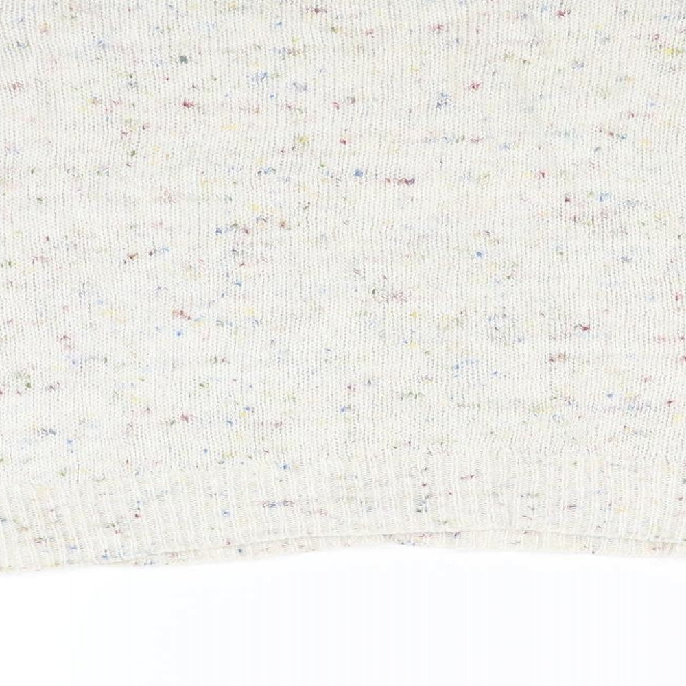 Preworn Womens Beige Knit Pullover Jumper Size 12