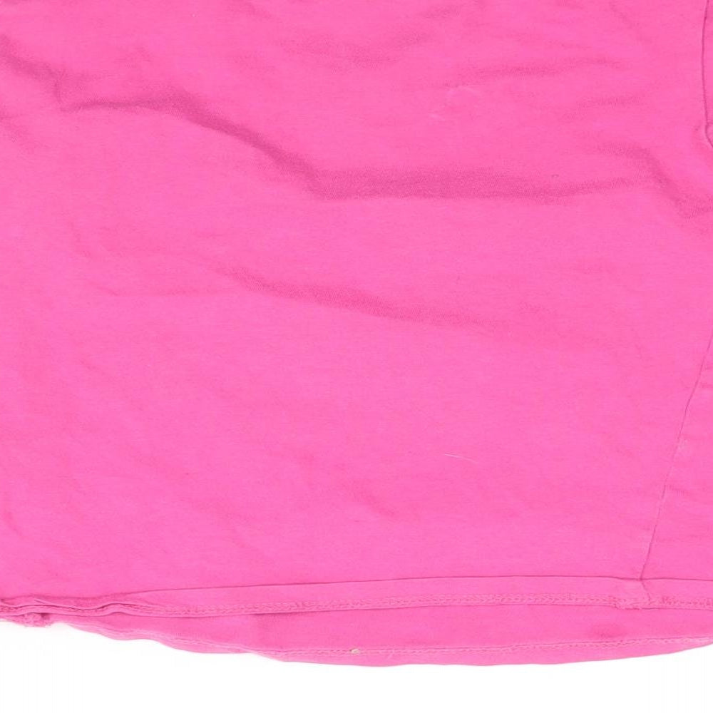Pep&co Girls Pink Basic T-Shirt Size 6-7 Years - Floss like a boss