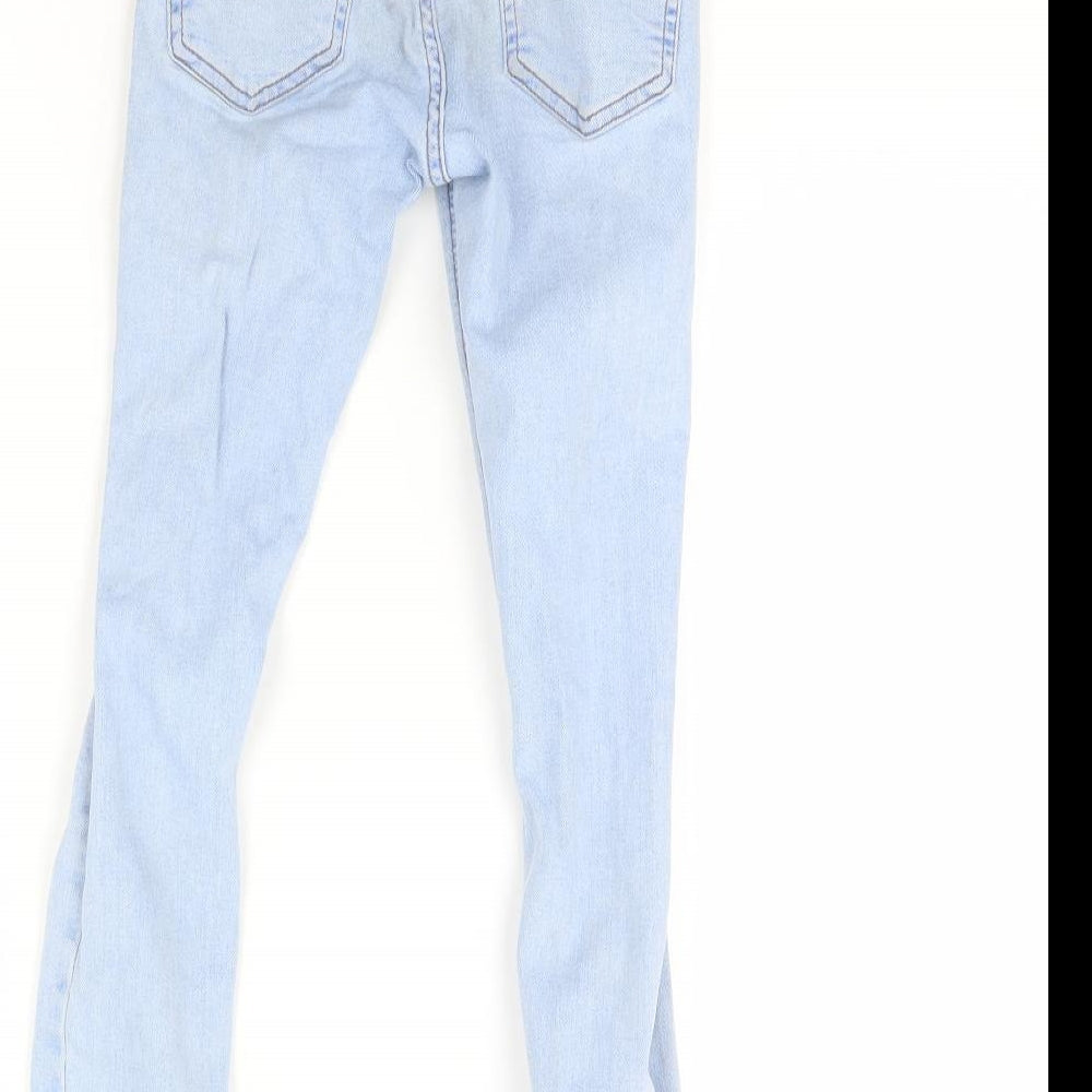 New Look Girls Blue Skinny Jeans Size 9 Years
