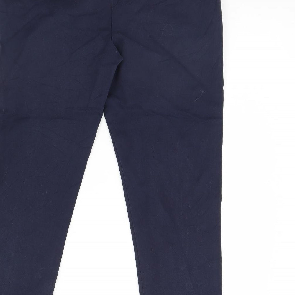 Warehouse Womens Blue Trousers Size 12 L28 in