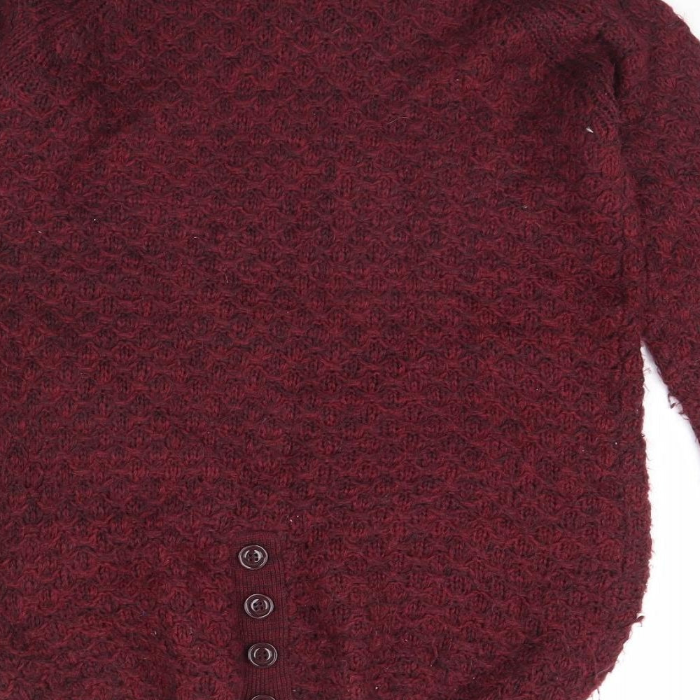 New Look Womens Purple Pullover Jumper Size S