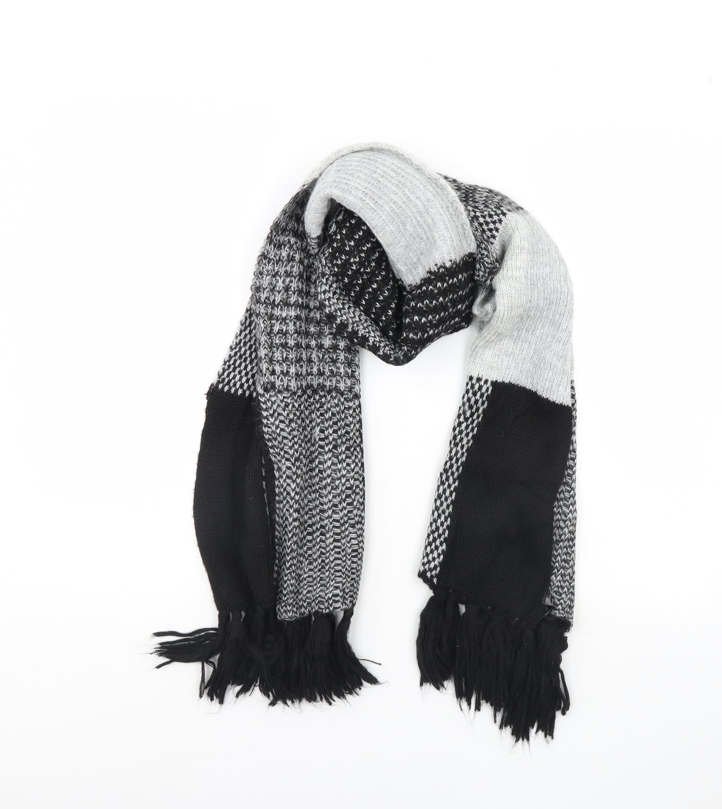 Preworn Womens Black Scarf