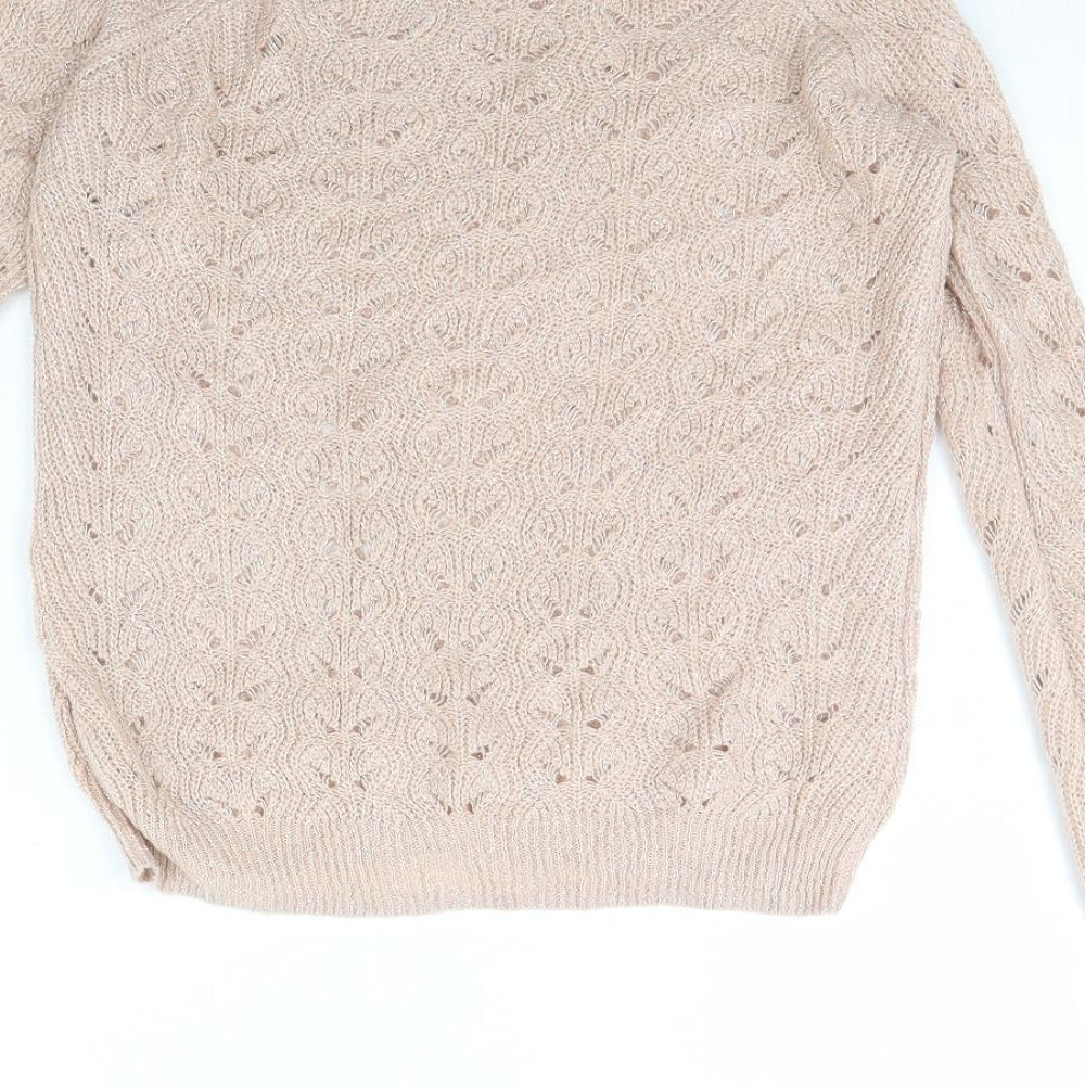 Amisu Womens Pink Pullover Jumper Size XS