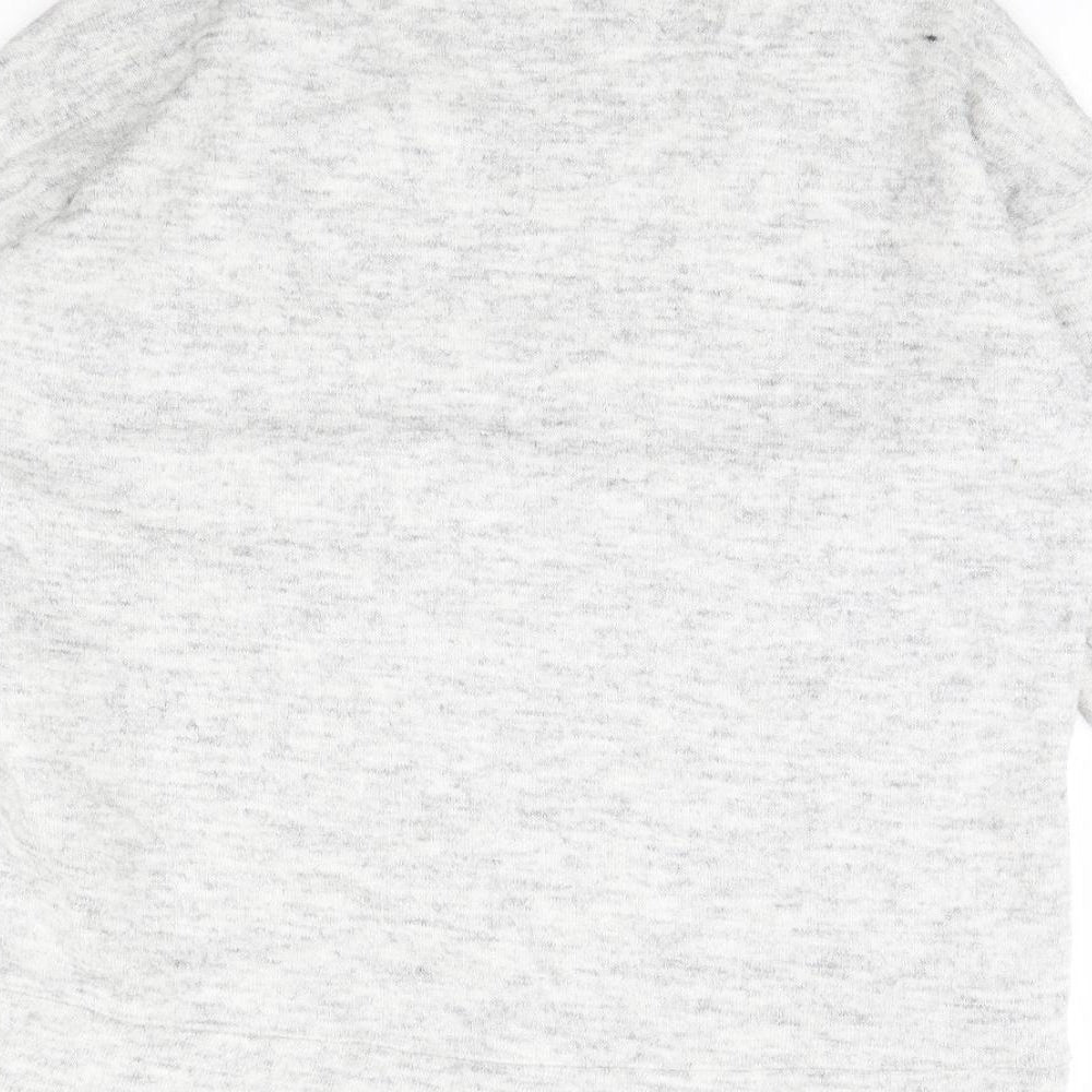 New Look Womens Grey Pullover Jumper Size S