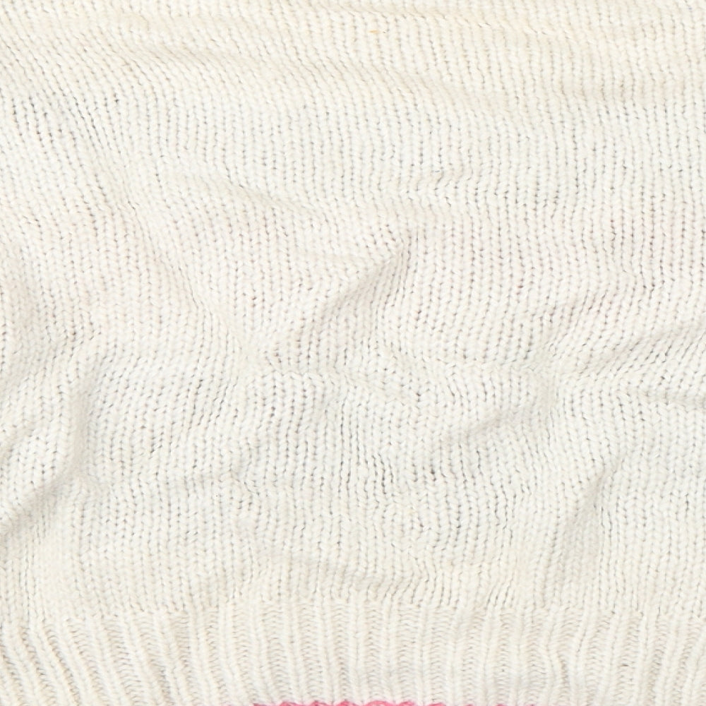 George Womens Ivory Pullover Jumper Size 8