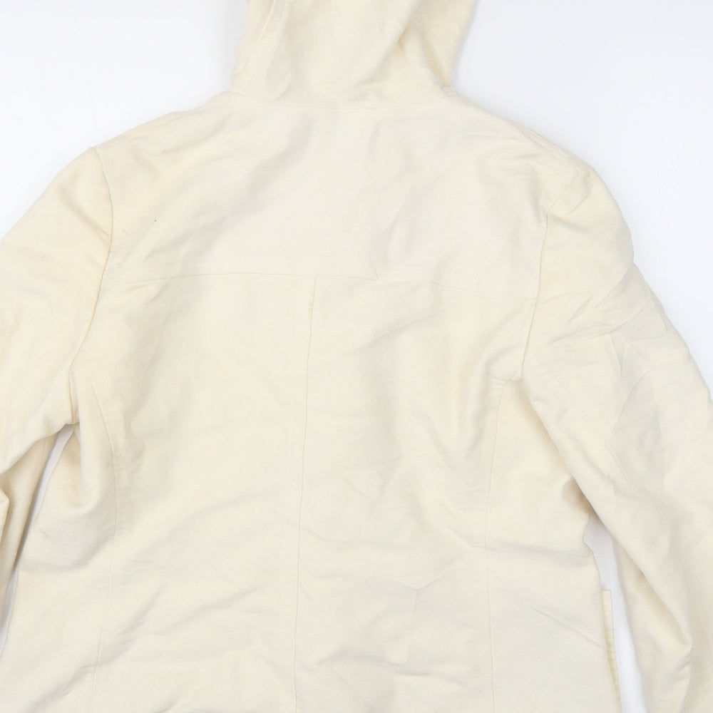 Marks & Spencer Womens Ivory Overcoat Coat Size 12