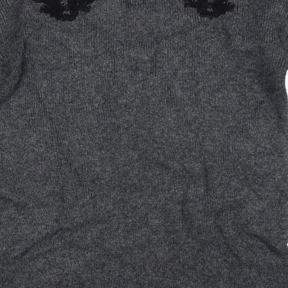 Atmosphere Womens Grey Pullover Jumper Size 10