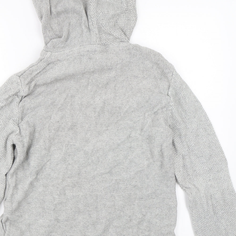 Ce & Ce Womens Grey Pullover Hoodie Size L