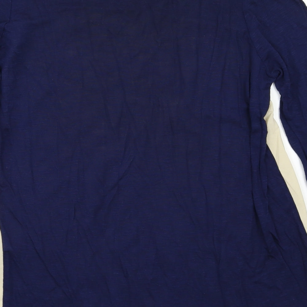 Wareh Womens Blue Basic Blouse Size 10