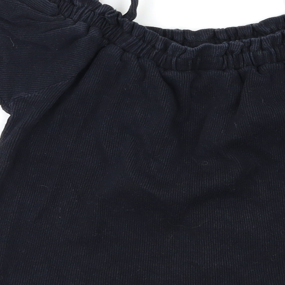 Primark Girls Black Basic Blouse Size 9-10 Years