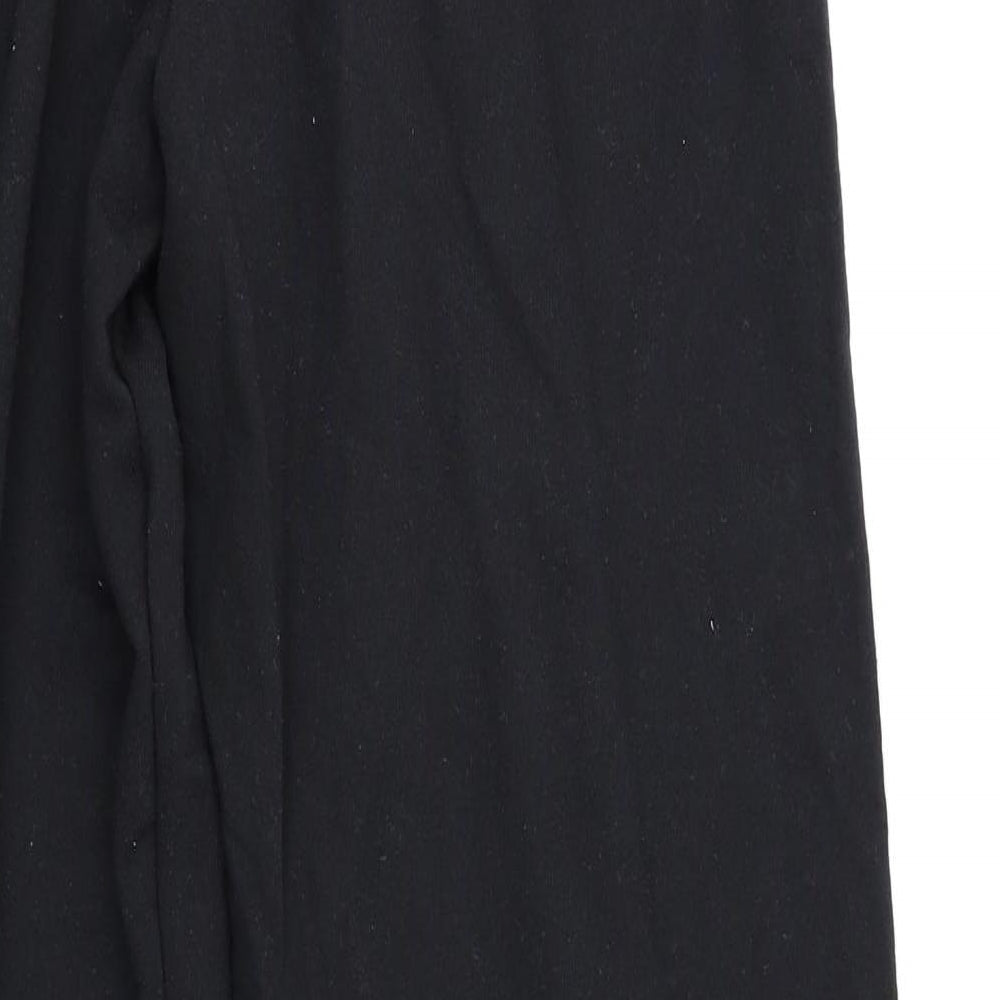 Fruit of the Loom Womens Black Jogger Trousers Size M L27 in