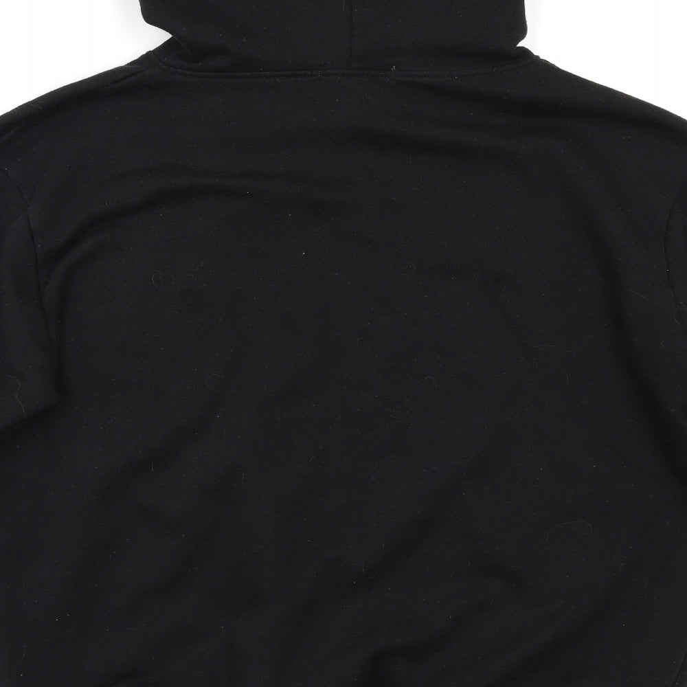 Missguided Womens Black Pullover Hoodie Size S
