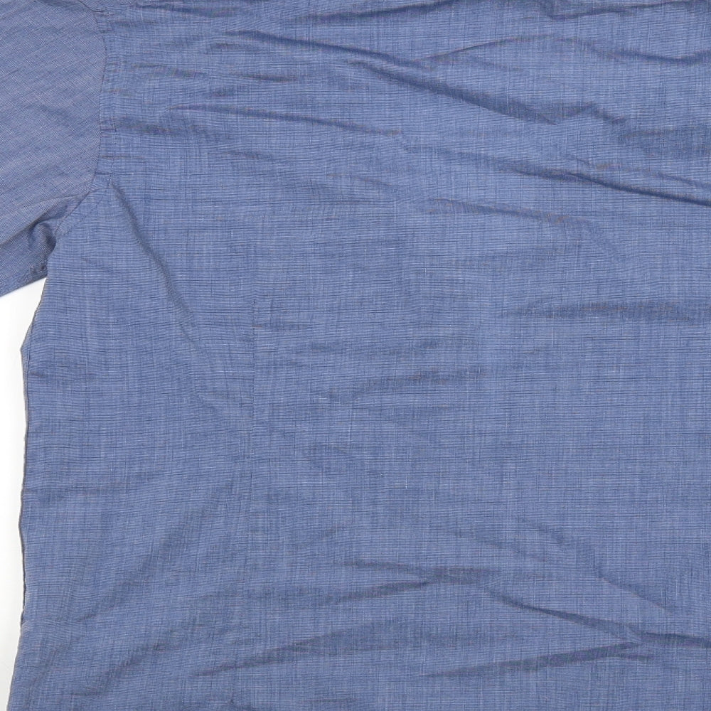 Red Herring Mens Blue Button-Up Size 15.5