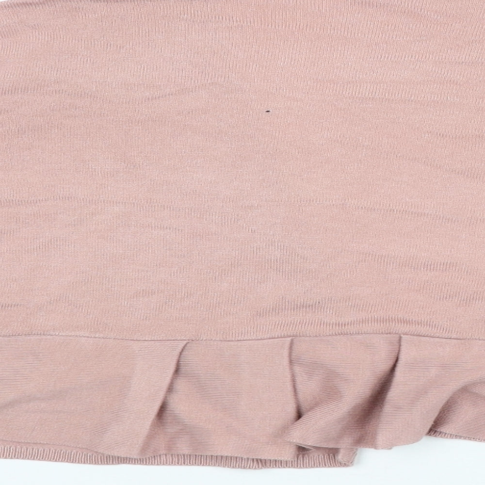 Bonmarché Womens Pink Cardigan Jumper Size L